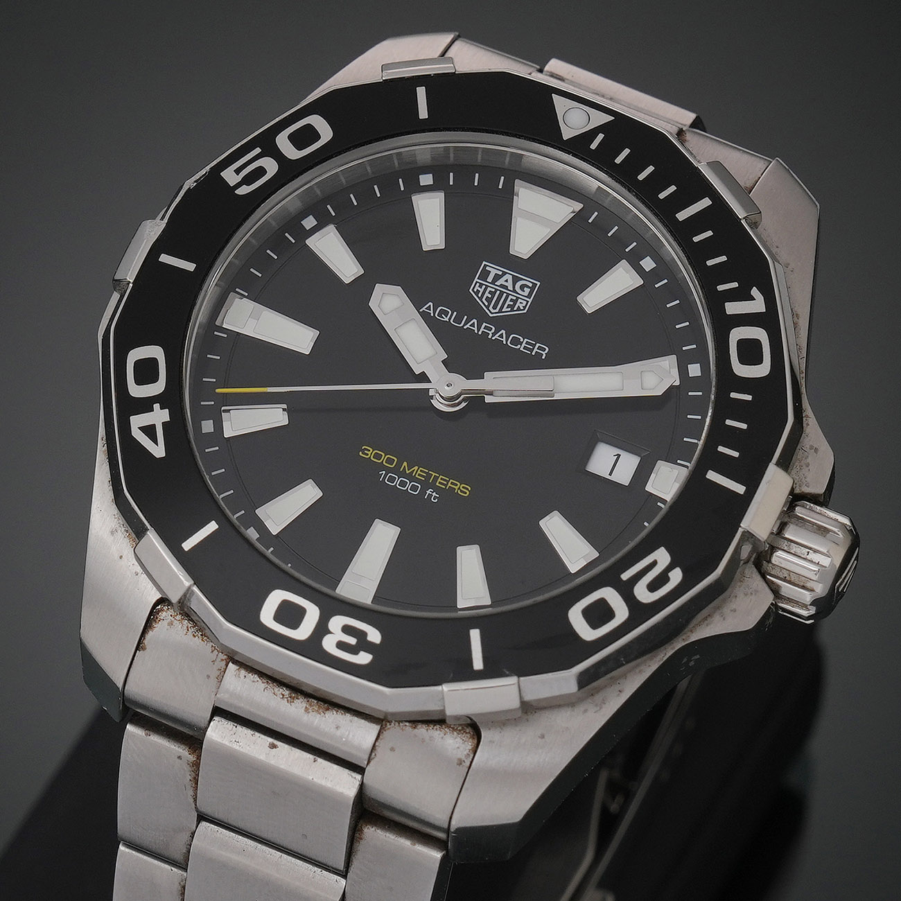 TAG HEUER(USED)태그호이어 아쿠아레이서  WAY111A